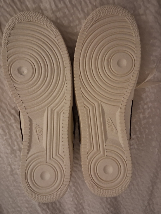 Nike Af1\'s  Low-Top Sneakers White with Dark Brown Croc Swoosh NWOB